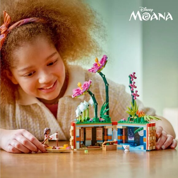 NEW Lego Disney Moana Flowerpot Orchid Flower Home Decor Building Set with Doll - Picture 3 of 16
